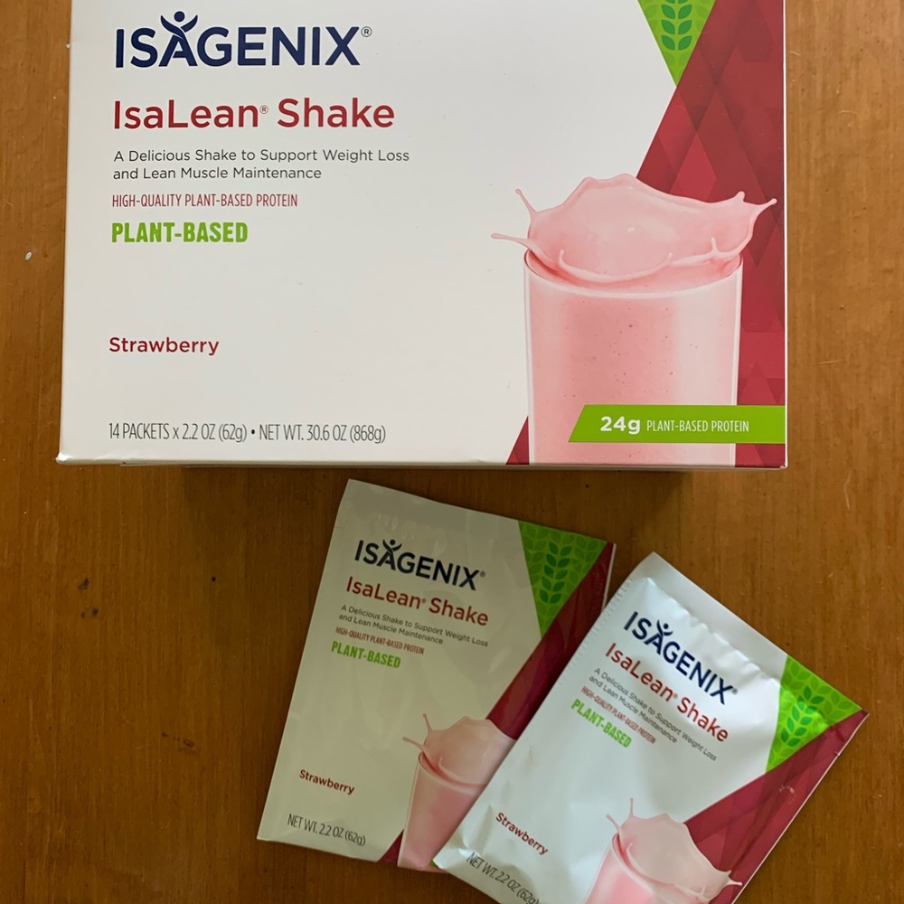 Isagenix IsaLean Shake Plant Based Strawberry